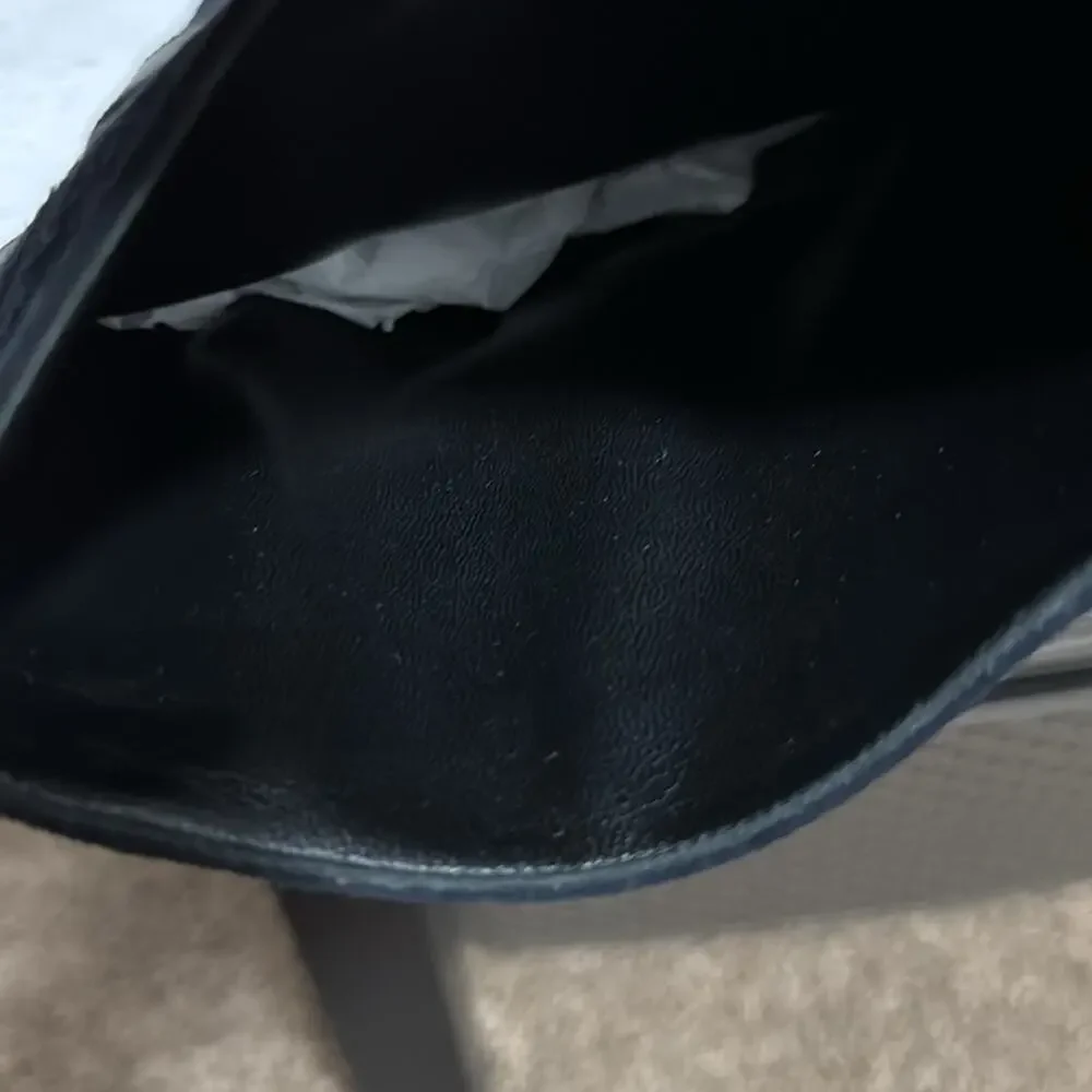 Used Alexandra Neel Navy Suede Boots with strappy detail - Picture 7 of 8